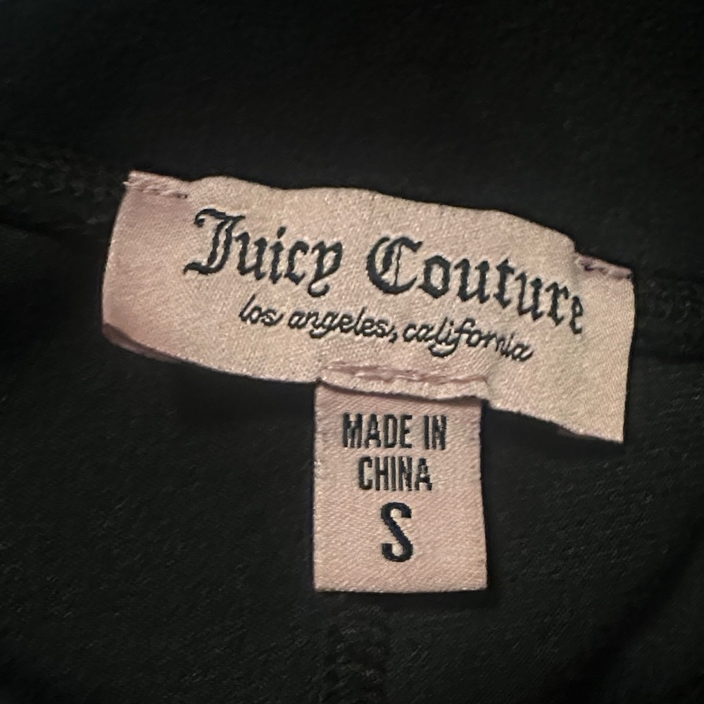 Juicy Couture Black Pants with Silver Accents - Picture 2 of 3